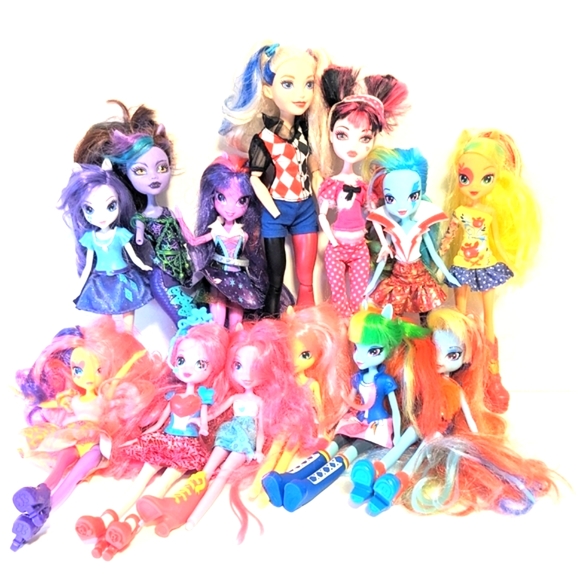 Hasbro Other - My Little Pony Equestrian Monster High DC Doll Mix Lot